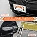 Front Bumper Tow Hook License Plate Mount Bracket Compatible with Hyundai Veloster 2019-2022, No Drill Plate Holder, Replacement Frames with Accessories Kit