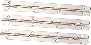 3pcs 180 Piano Hinge Mini Jewelry Boxes Mini Decor Stainless Steel Trim Hinges Heavy Duty Hinges for Wooden Box Small Box Hinges Piano Hinge Heavy Duty Hinges Heavy Duty
