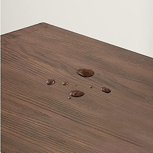 Fzzdp Solid Wood Side Table Mobile C-Shaped U-Shaped Corner Table Small House Bedside Table Sofa Tea Table Small Table Side Table Mini Material: Rubber Wood (Color : Walnut Color, Size : There Are W #TOP5