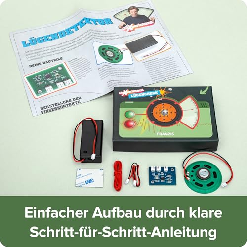 Lügendetektor Franzis 67258 CheXperiment – Selbstbau-Kit für Experimente