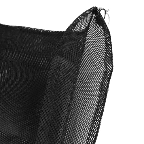 ZONADAH 2 Pcs Pump Mesh Bag 47x47cm Pond Pump Filter Bag Black Pump Barrier Bag Anti-Clogging Mesh Media Bag with Drawstring Home Water Filter Accessories - Image 4