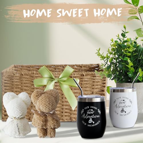 Set cesta regalo para casa, 18 piezas con tabla de cortar de bambú miniatura 4