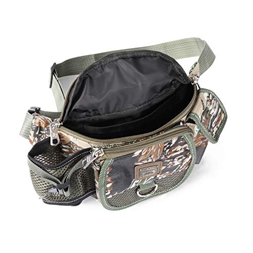Pacote de cintura, Andoer Sacos de pesca multifuncionais bolsa de pano oxford ao ar livre para a cin