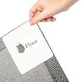 Nsickr Antirutsch Teppich Aufkleber für Hartholzböden Fliesen Neue Materialien zum Anti Curling. Wiederverwendbare Teppichbänder für doppelseitige Klebeteppich Ecken Greifer. (8, weiß)