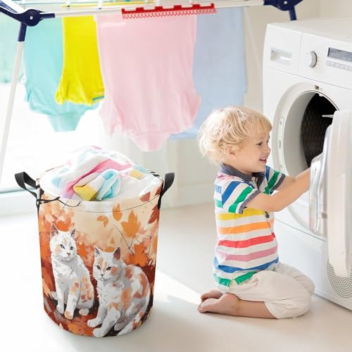 Panier à linge pour salle de bain au design circulaire - 7