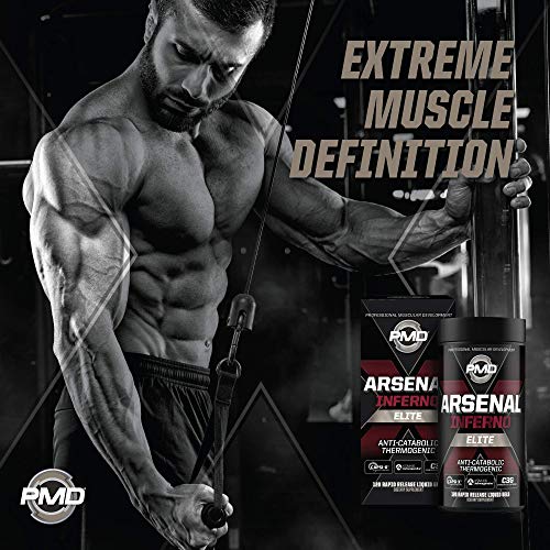 PMD Sports Arsenal X Inferno Superior Fast-Acting Liquid Gel Thermogenic Dietary Supplement - Fat Burner and Muscle Maintenance - Increase Metabolism and Energy Booster - 120 Liquid Gels - Image 6