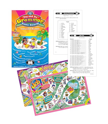 Super Duper Publications | Say and Do® Grammar Games | Educational Learning Resource for Children