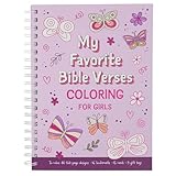 My Favorite Bible Verses Coloring for Girls, Ages 8-12