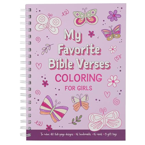 My Favorite Bible Verses Coloring for Girls, Ages...