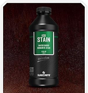 Surecrete EcoStain Water-Based Concrete Stain - 32 Ounce Concentrate (Espresso)