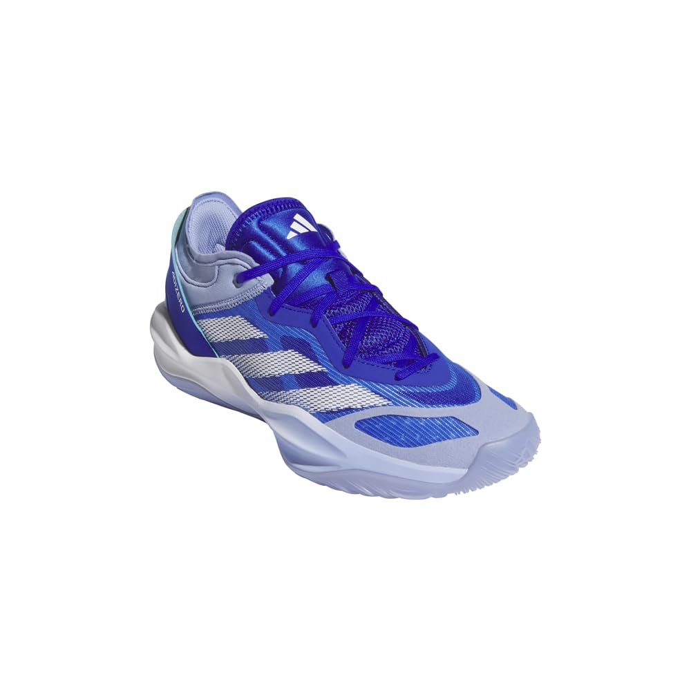 adidas Unisex Adizero Select 2.0 Basketball Sneaker, Lucid Blue/White/Blue Spark, 11 US Men