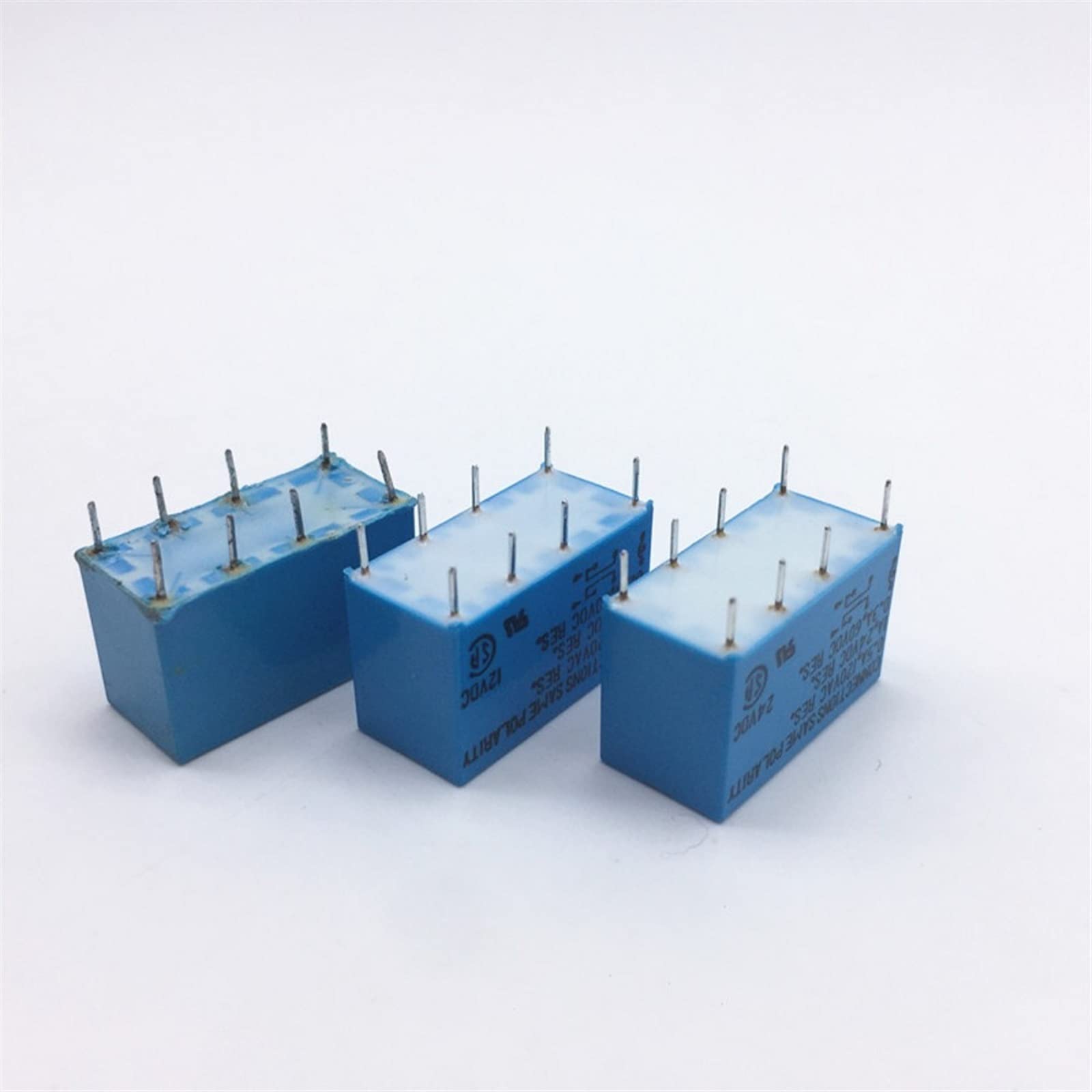 10 sztuk przekaźników sygnałowych DPDT 8-pinowy 1A TAKAMISAWA RY5W-K RY12W-K RY24W-K 5/12/24 V (RY12W-K)