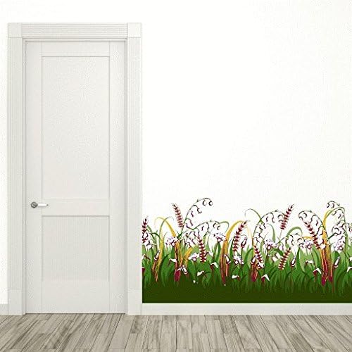 DeStudio 'Grass' Wall Sticker (PVC Vinyl, 120 cm x 30 cm, DS-12427-3)