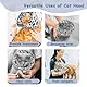 Halskrause Katze Weich, ELEPRUC Halskrausen für Katzen, Katzen Halskrause, Einstellbarer Halskrause Katze Halsband, Katzenkragen für Nach Operationen und Verletzungen Verhindert das Lecken von Wunden