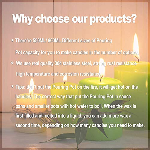 image for DINGPAI Candle Making Kit, DIY Candles Craft Tools,1pc Candle Make Pou