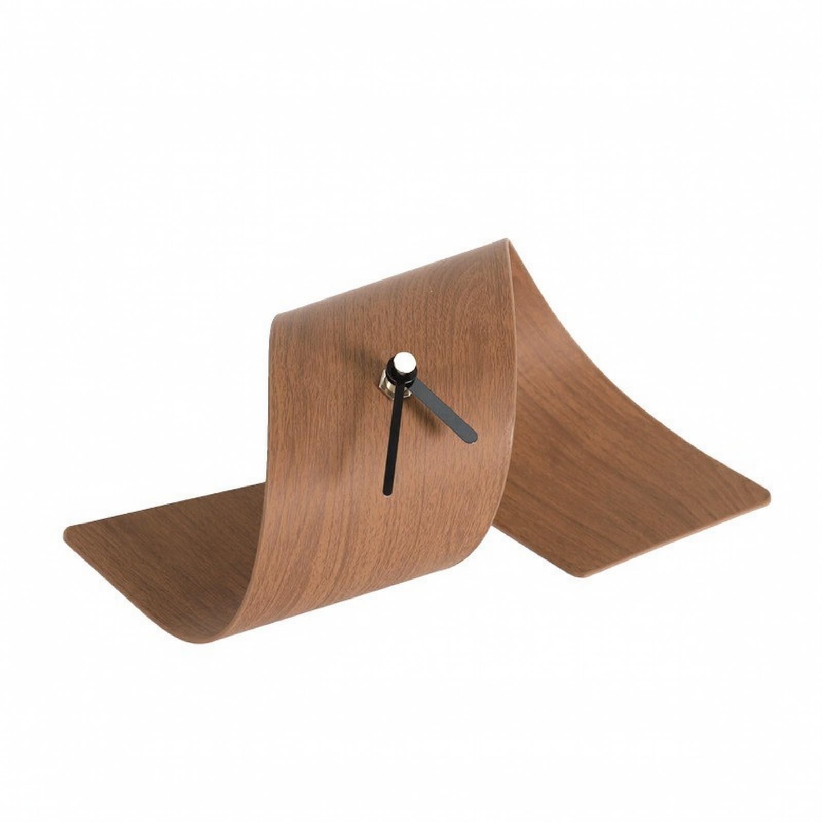 KESOTO Horloge Abstraite Bureau Compacte | Décorative, Tordé, Horloge à Poser, pr lon