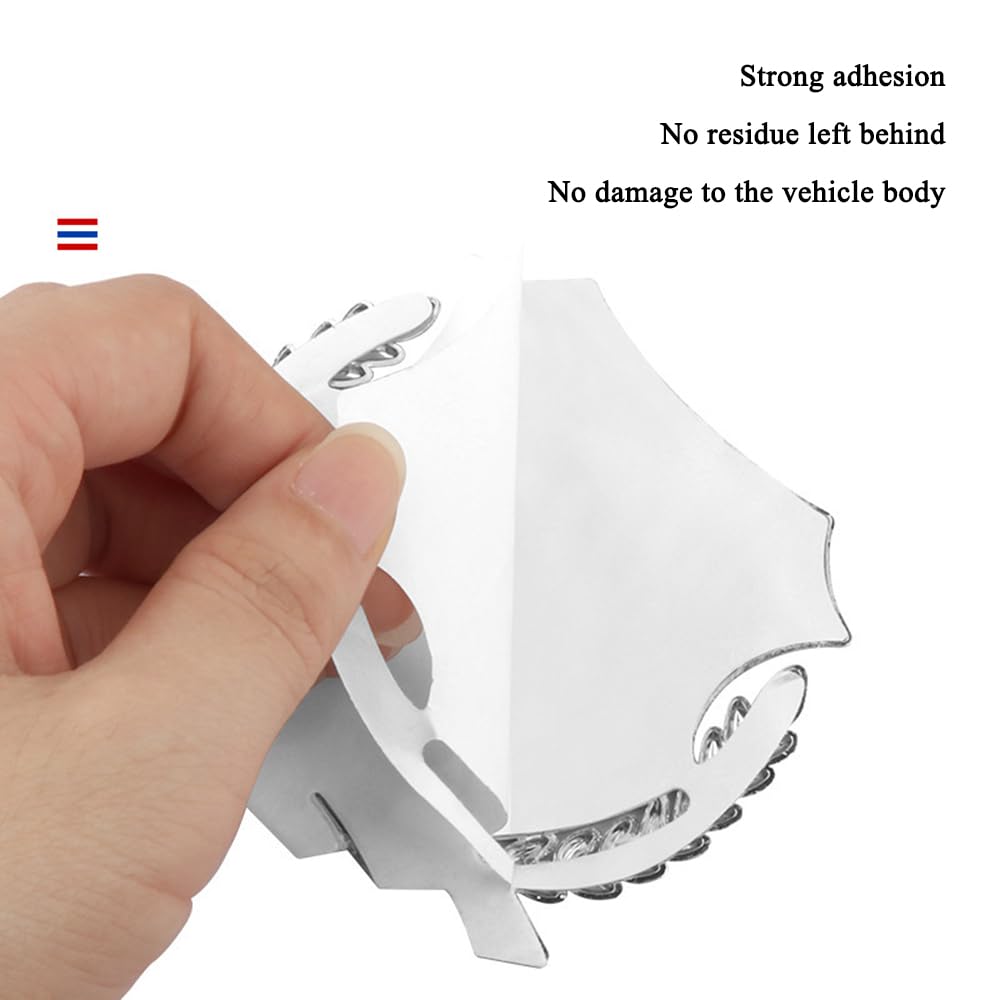 Auto Stemmi Decorazioni Compatibile con Alfa Romeo Giulietta 2010-2016, Auto Emblema 3D Logo Adesivo Stemma Carrozzeria Esterno Decorazione Accesorios,A