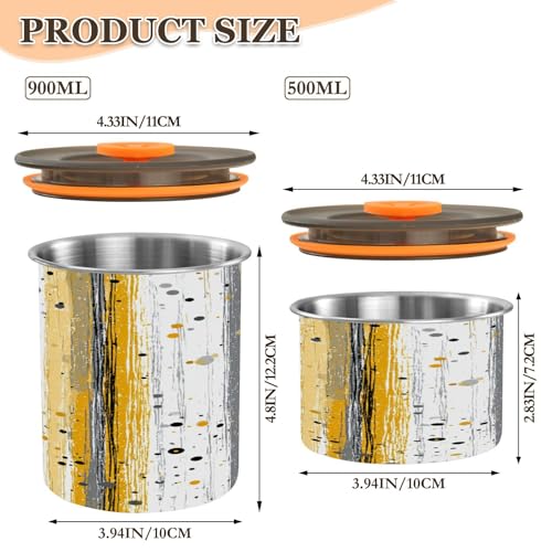 Envase sellado para café de acero inoxidable 17 oz miniatura 2