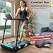 Sportstech Laufband für Zuhause, Laufband klappbar, Treadmill bis 12 km/h, max. 120kg, Tablethalterung, Deutsche Qualitätsmarke, mit 11,5% Steigung, Bluetooth App kompatibel, LED, sProRun