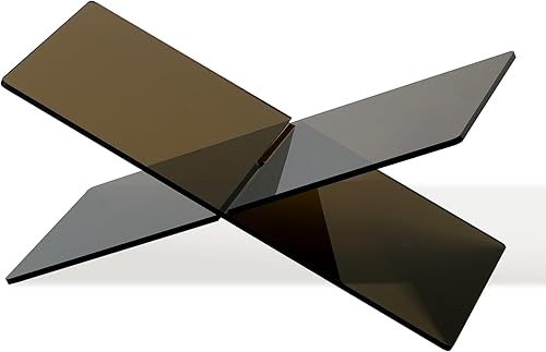 ZOEY Pequeño soporte de acrílico negro para libros, un soporte versátil para todas tus necesidades de libros, perfecto para libros de cocina, sala