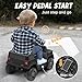 XCAR Ride On Car, 6V Ride on Toys for Toddlers, with Music, Horn, and Pedal Operation, Suitable for Ages 1½ to 2½ Years, Black