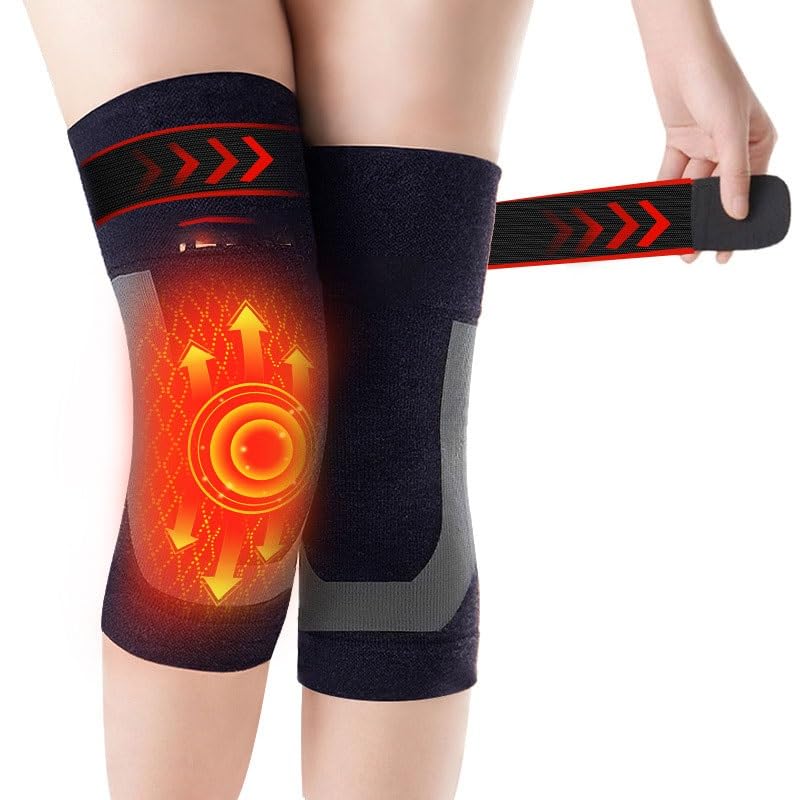 Knee Pads Warm Thin Wormwood Heating Joints Women Men Sports