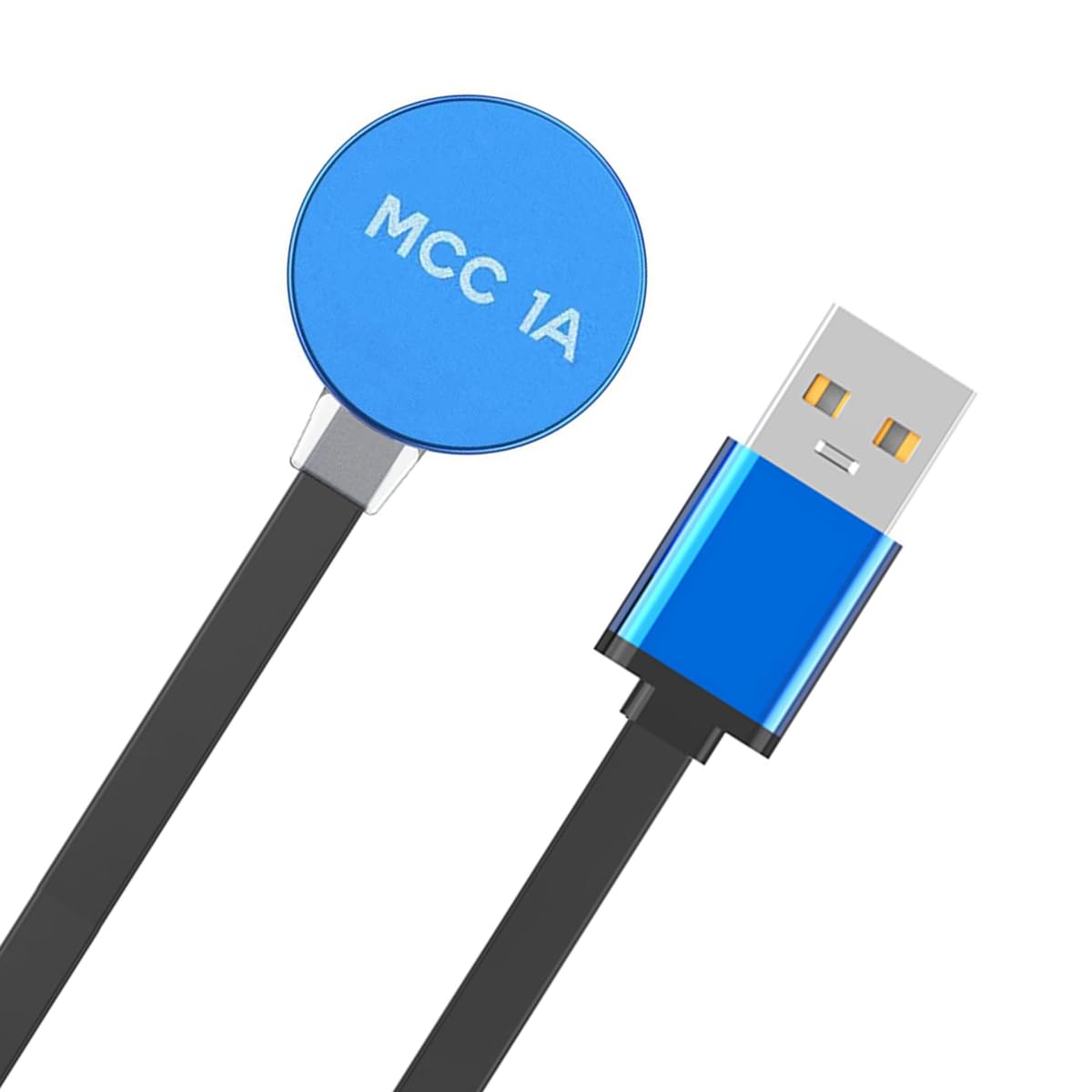 EXMRAT MCC 1A Charger, Magnetic Charging Cable Compatible with Baldr Pro R, Arkfeld, Arkfeld UV, Perun Mini, Perun 2 Mini, Valkyrie PL-Pro, Baton S1R II, Baton3, Obulb MC, Obulb Pro (Black-MCC 1A)