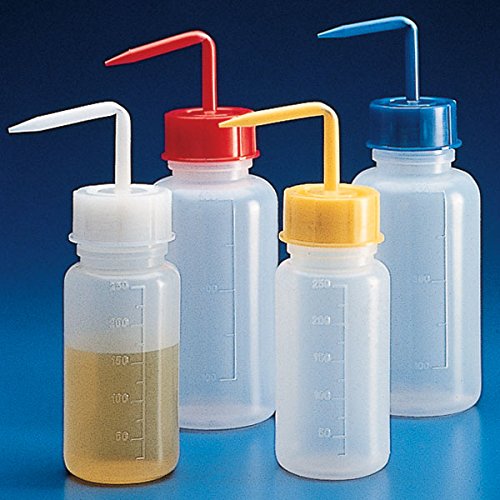 Globe Scientific 601638 Polyethylene Wash Bottle, 500mL Capactiy (Case of 10)