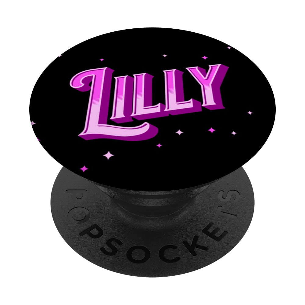 Personalised Lilly Name PopSockets Swappable PopGrip