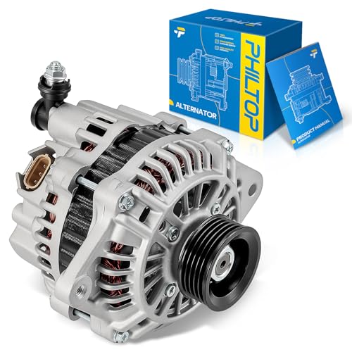 Image of PHILTOP 13890N Alternator Compatible with 2002-2005 Subaru Impreza 2.0T | Alternator for 2002-2005 Subaru Impreza 2.0T /2.5L, 2005 Saab 9-2X 2.0T, 75A OE 23700AA430,32006063,13890N,A2TB6291,2104167