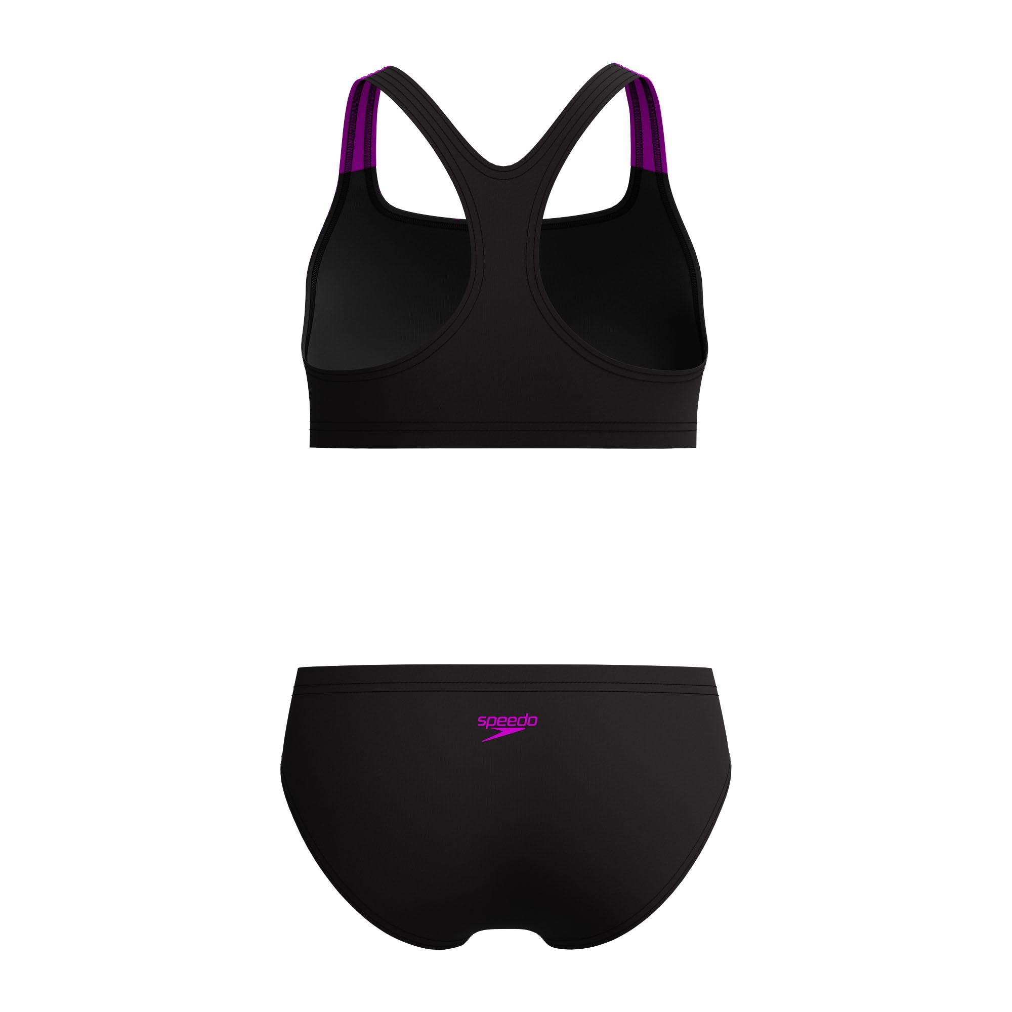 Speedo Medley Maillot de bain 2 pièces pour fille avec logo Diva