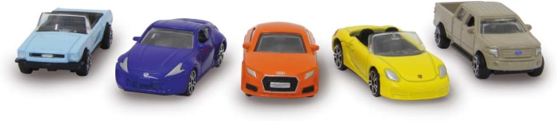 Jamara 460360 460360-Street Kings 1:64 Diecast Set B 5 pcs-Officially Licensed, Metall Chassis, Colourful
