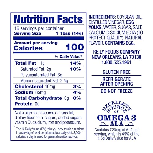 Image of Blue Plate Real Mayonnaise, 8 Fl Oz Jar (Pack of 12)