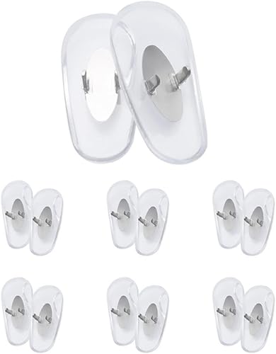 Combine8 6 pares de almohadillas de nariz transparentes de repuesto para Ray-Ban Aviator RB3025Aviator