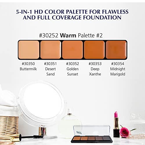 Graftobian Hd Glamour Creme Foundation Palette, Cool #1 #TOP5