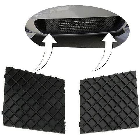 VHEUHZ 1 Pair Left Right Front Bumper Grilles Front Bumper Cover 51117897186 51117897184 Compatible with BMW E60 E61 5 Series M Sport Cover
