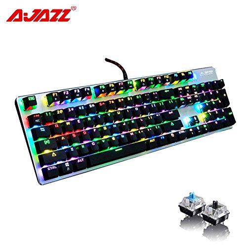 Ajazz AK52 RGB Mechanical Gaming Keyboard with 104 Keys/Backlit USB