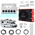 12V/24V RV Air Conditioner - 850W Split Parking AC Kit with 450m³/H Air Volume, Silent & Fast Cooling for Trucks, Buses, RVs, Caravans & Excavators