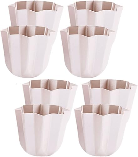 CANDeal Moldes para hornear muffins octágonos individuales de 3 pulgadas, máquina de conchas de ensalada de tacos, utensilios antiadherentes para