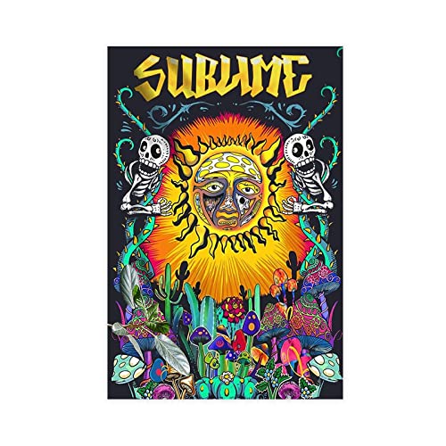 Music Album Sublime Poster 2 Singer Band Album Poster Decor Gift, Canvas Poster Art Deco Living Room Bedroom Decor Poster Unframe-style 12x18inch(30x45cm)