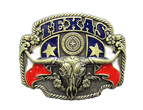 Schnalle123 Gürtelschnalle Western Texas 3D Optik für Wechselgürtel Gürtel Schnalle Buckle Modell 88 Cover