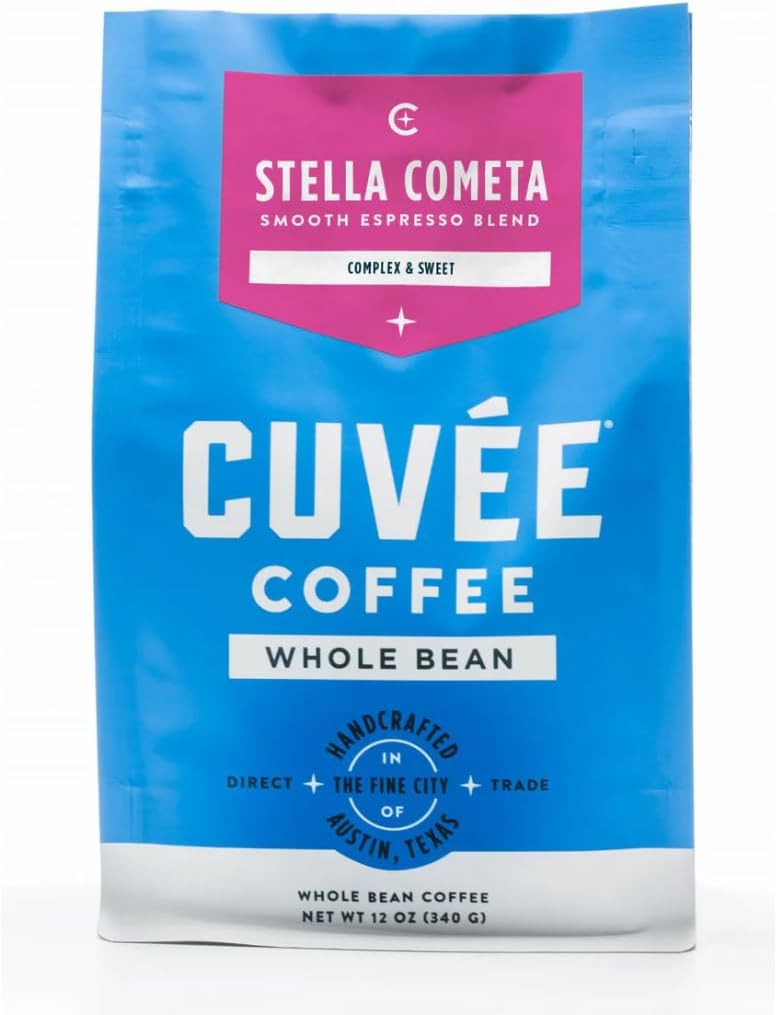 CUVEE COFFEE Stella Cometa Espresso Whole Bean Coffee, 12oz