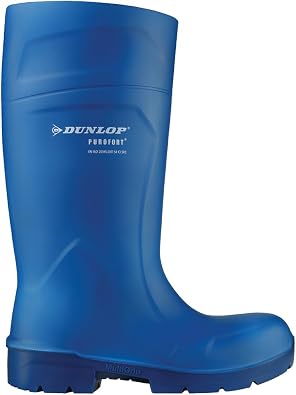 DUNLOP Purofort FoodPRO - Unisex Multigrip Safety Waterproof Work Boots, Antistatic and Slip-Resistant Wellies with Steel Toecap for Outdoor and Food Processing Industry