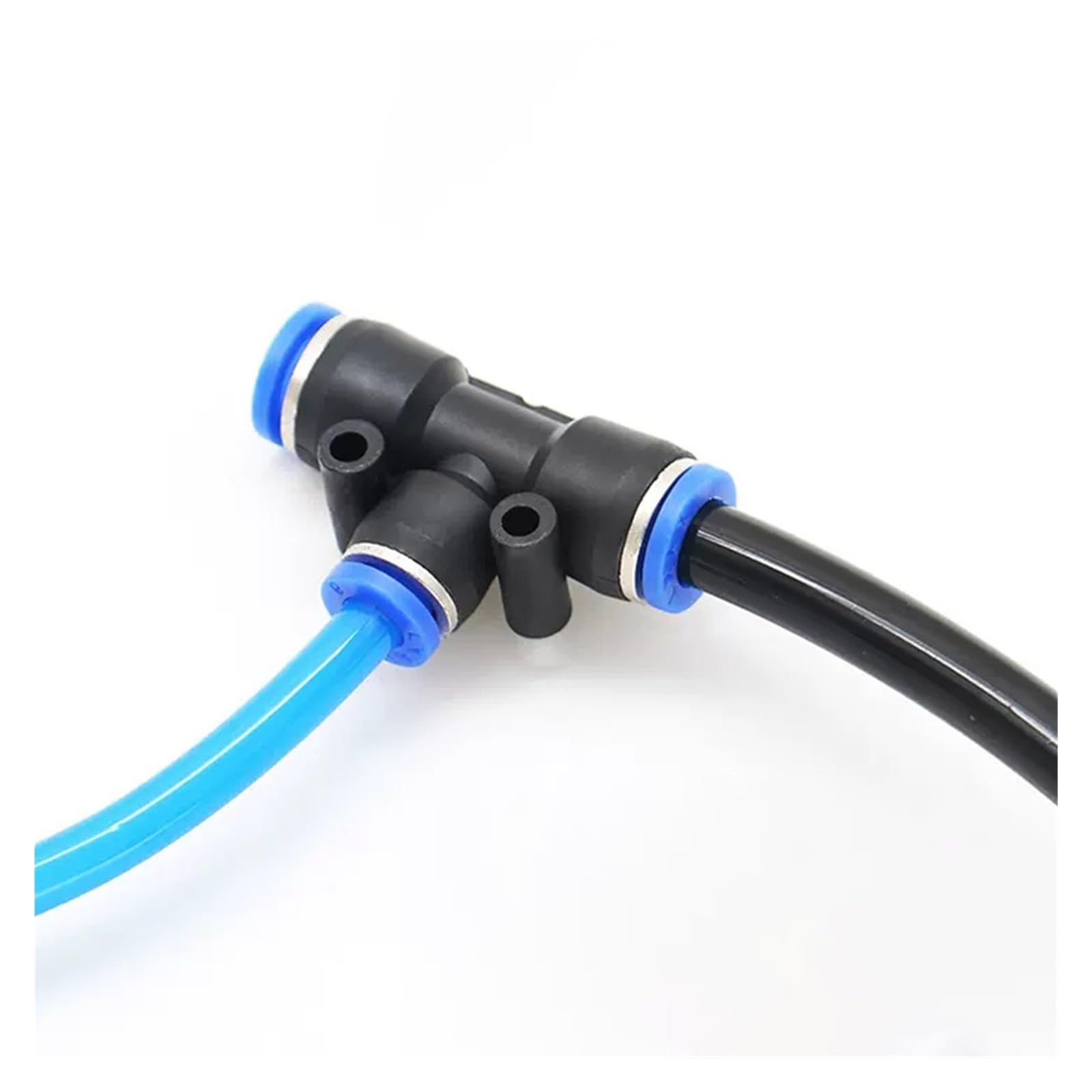 Pneumatischer Anschluss PEG Kunststoff Drei-Weg T-Rohr PEG6-4 PEG8-4PEG8-6PEG10-6 PEG10-8 OD Schlauch Push-In Schnellverbinder(PEG8-10-8)