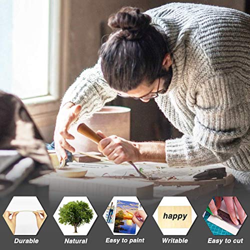 Wisyok 16 Pcs Wood Sheets, Unfinished Wood Board, 150X100X2Mm, Bass Wood, Wood Sheets Hobby Wood For Diy Crafts, Painting, Natural Plywood Board For Scrabble Tiles, Decorations #TOP2