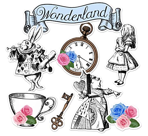 Vintage Alice in Wonderland Decoration Cutouts by Red Fox Tail – ...