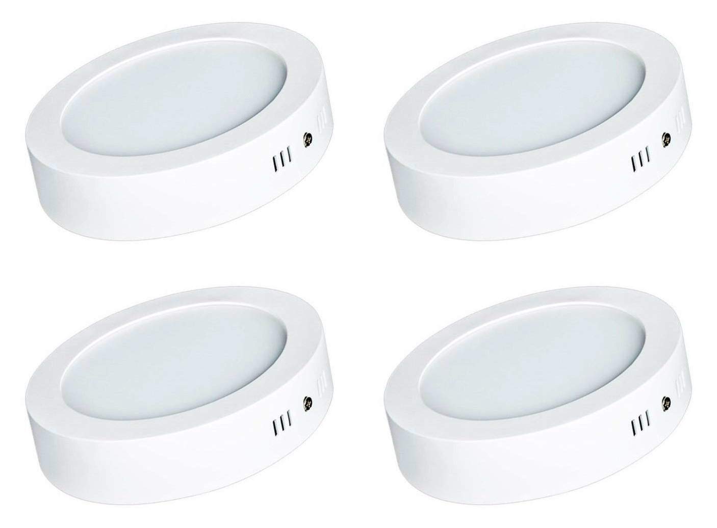 FOS 15W Surface Mount LED Panel Ceiling Light, 1500 LUMENS (Round | Neutral White 4000k | Pack of 4)-image-27