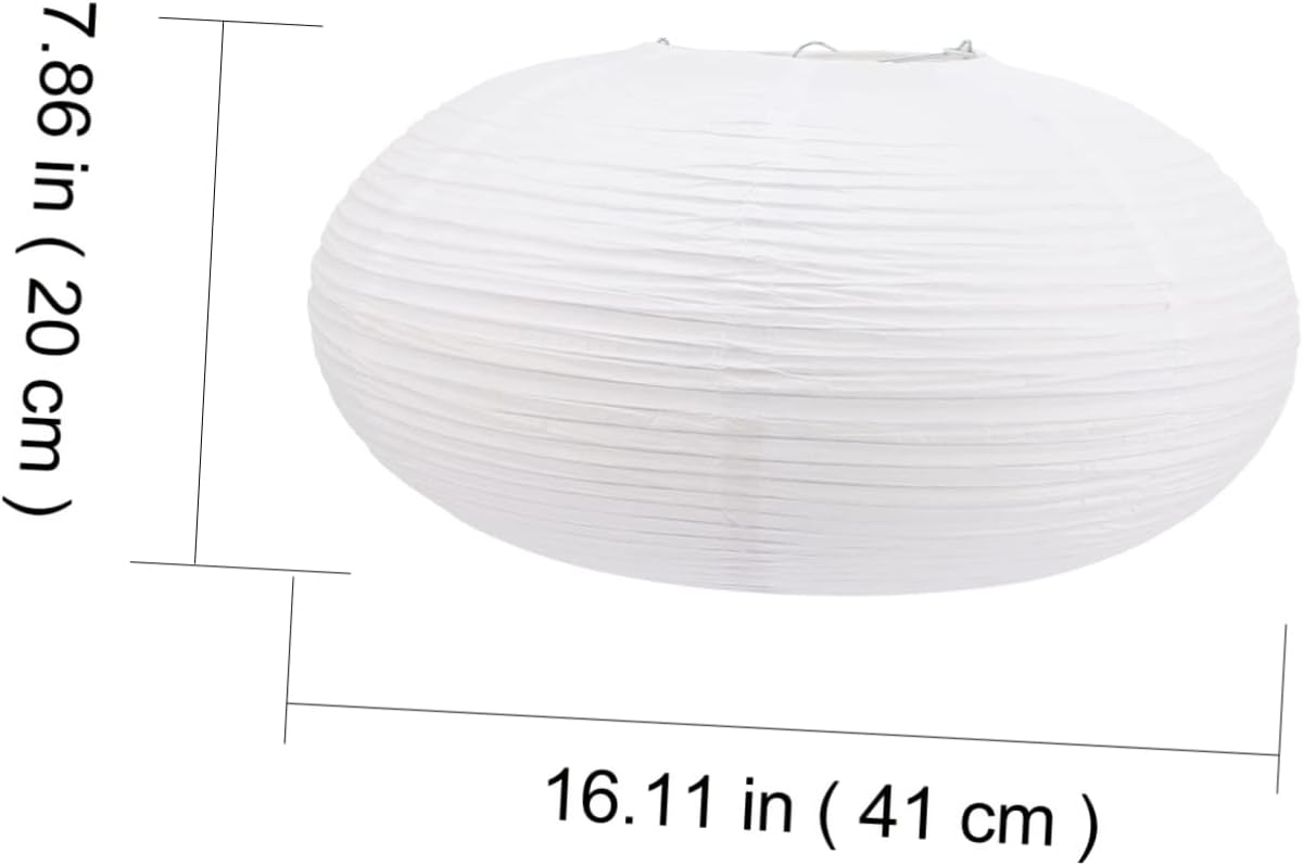 2pcs Mid Century Modern Decor Paper Lampshade for Living Room Portable Diy Pendant Lamp Shades Lamp Shade Cover