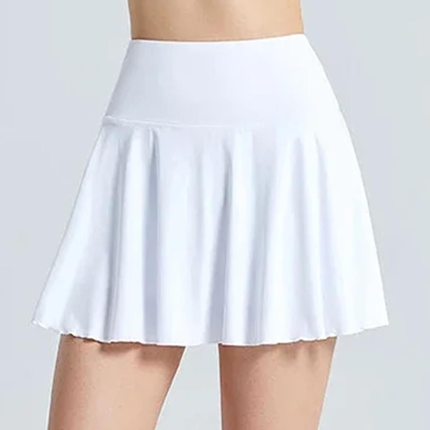 Sport Tennis Skirt for Women Fashion Anti Shine Quick Drying Elastic Yoga Skirt with Pocket
