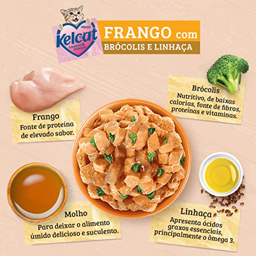 Kelcat Alimento Úmido Sachê Frango